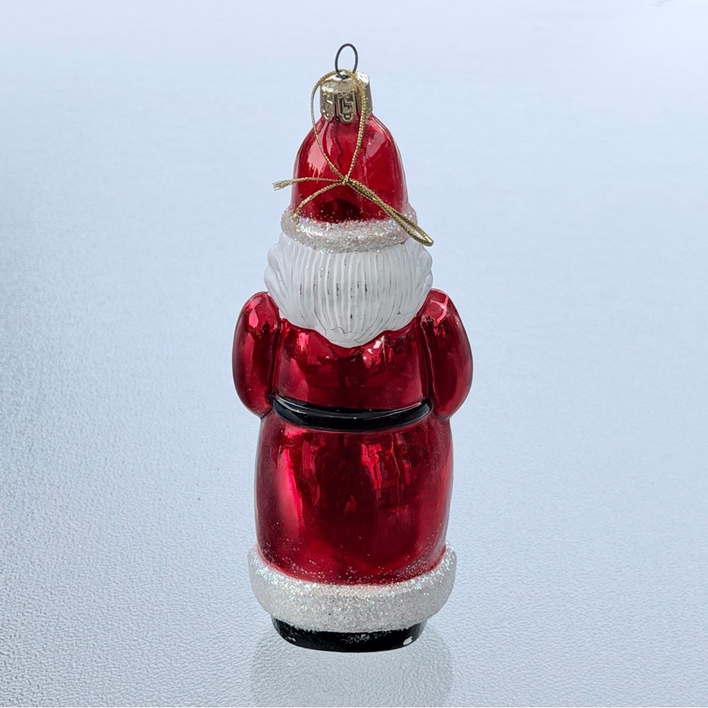 "Santa's Best" Nutcracker European Style, Hand-Blown Glass Christmas Ornament - Picture 3 of 11